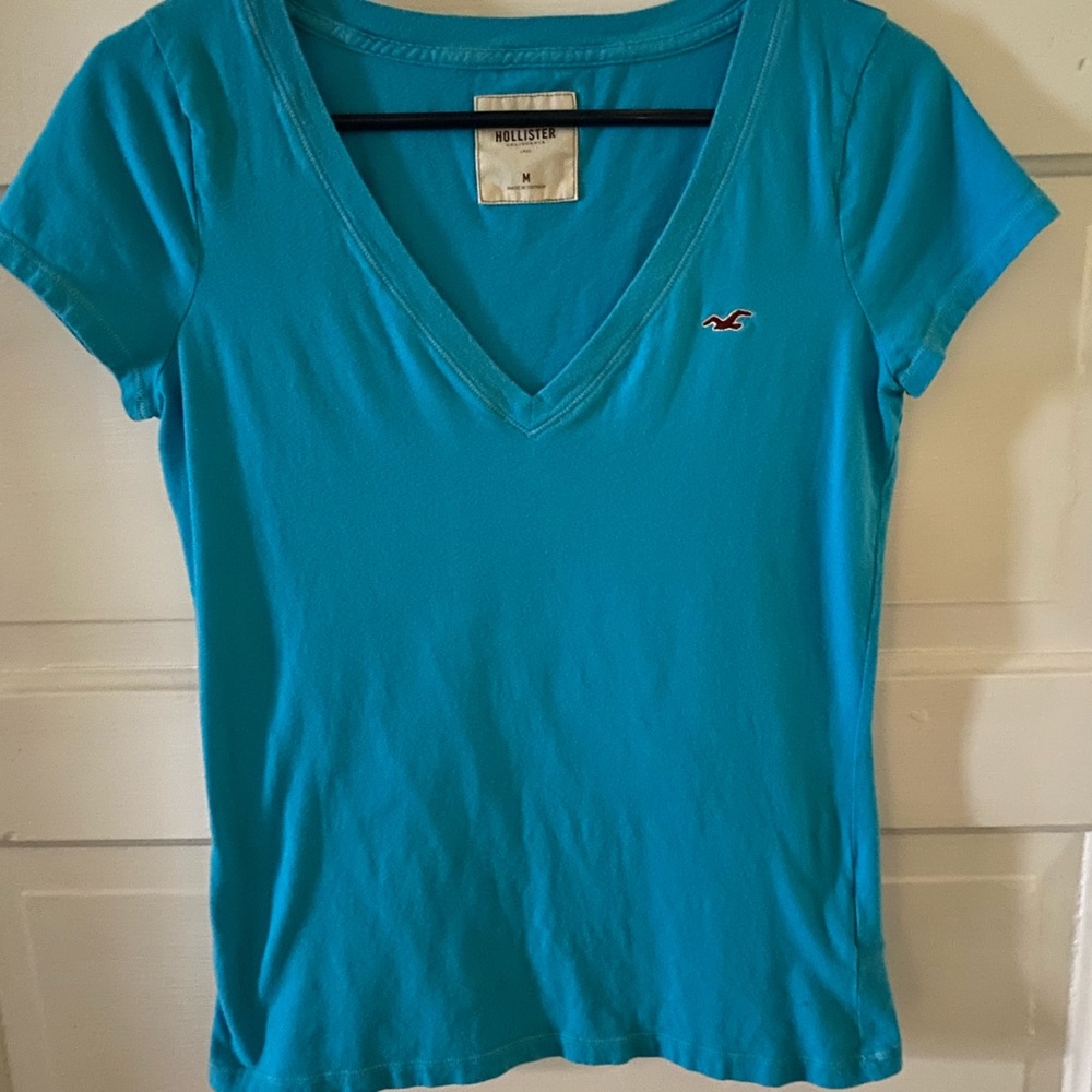 Blue Hollister short sleeve